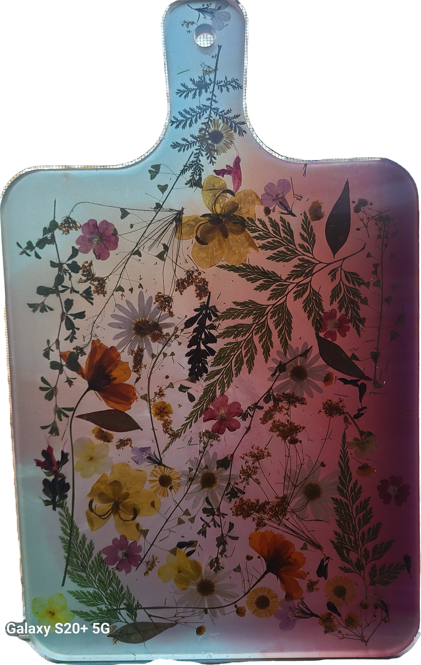 Decorative flower cutting board